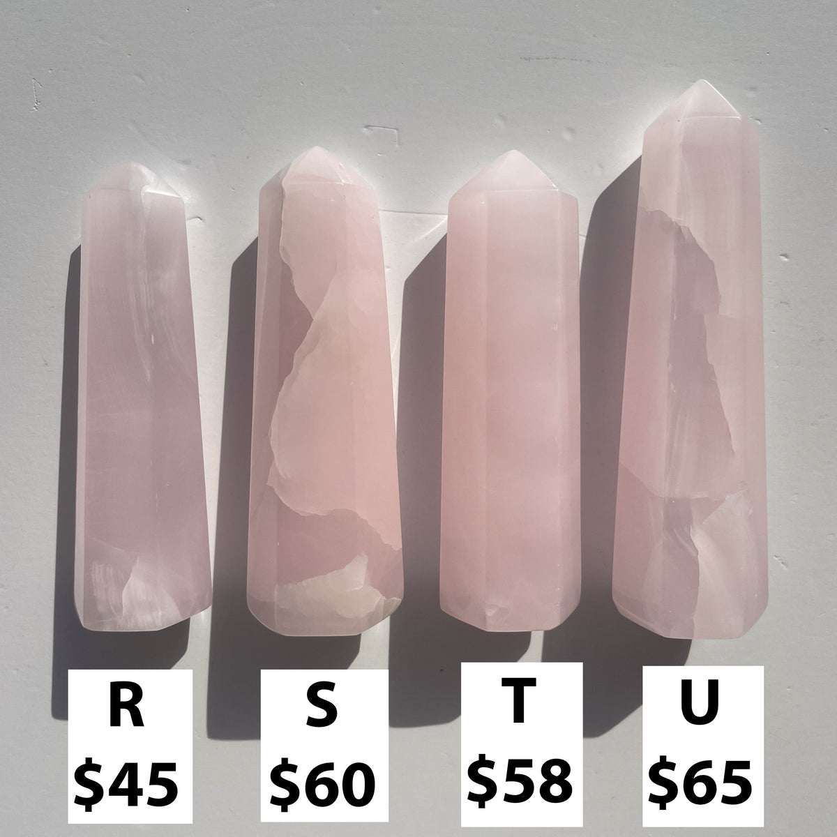 Pink Calcite Points