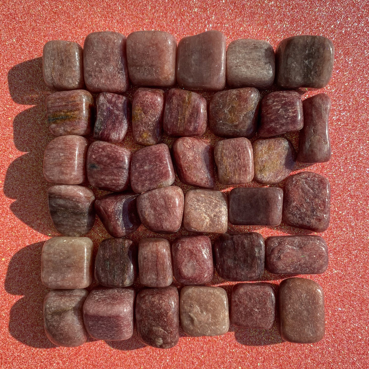 Strawberry Quartz Tumbled Pocket Stone