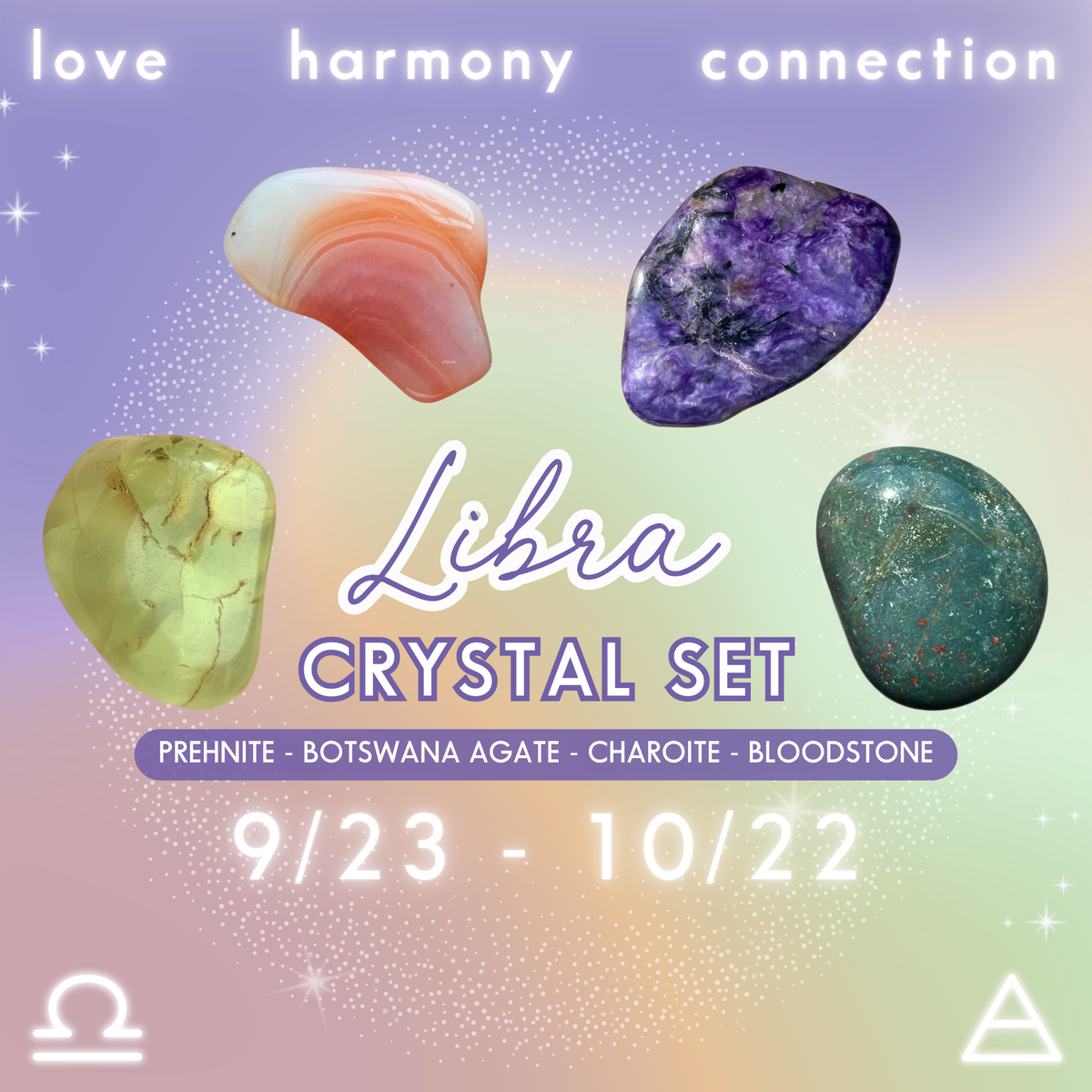 Libra Zodiac Crystal Set