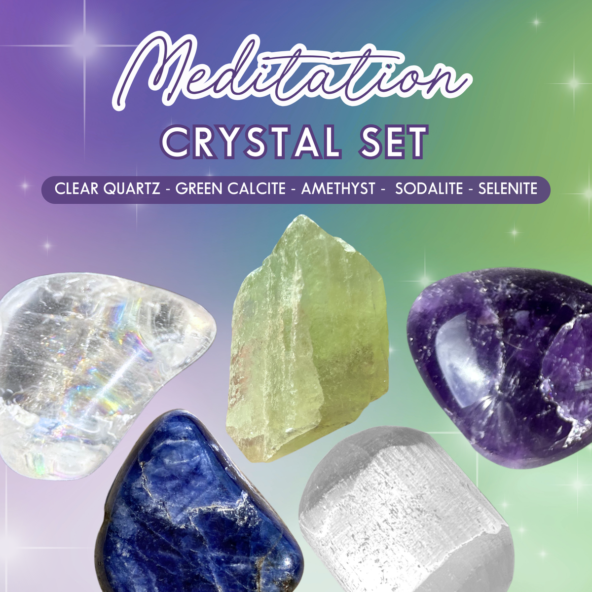 Meditation Crystal Set