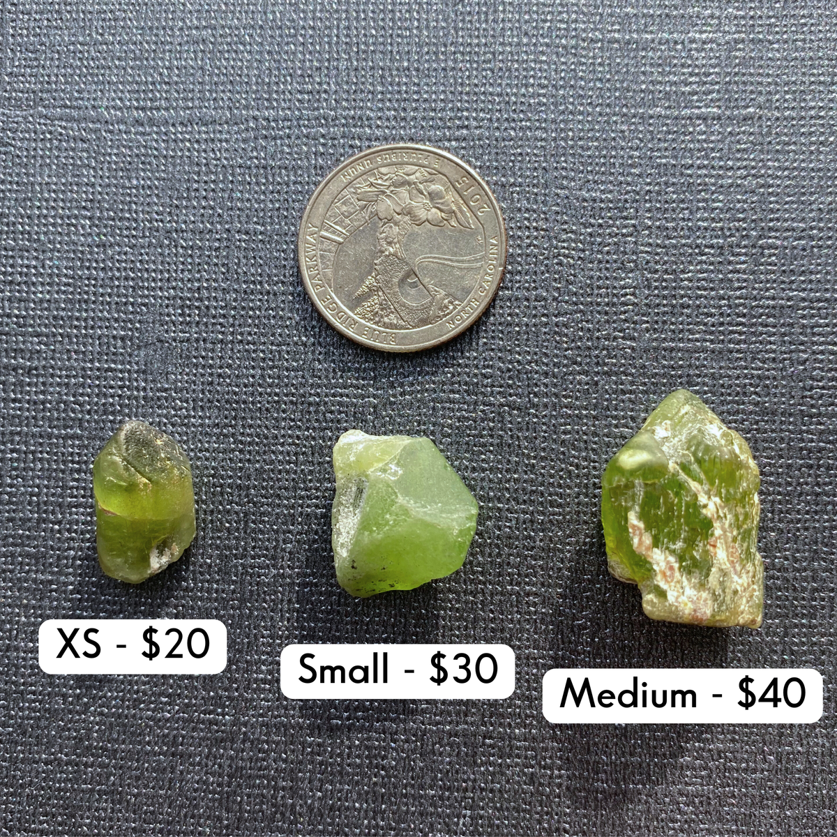 Peridot Crystal Specimens