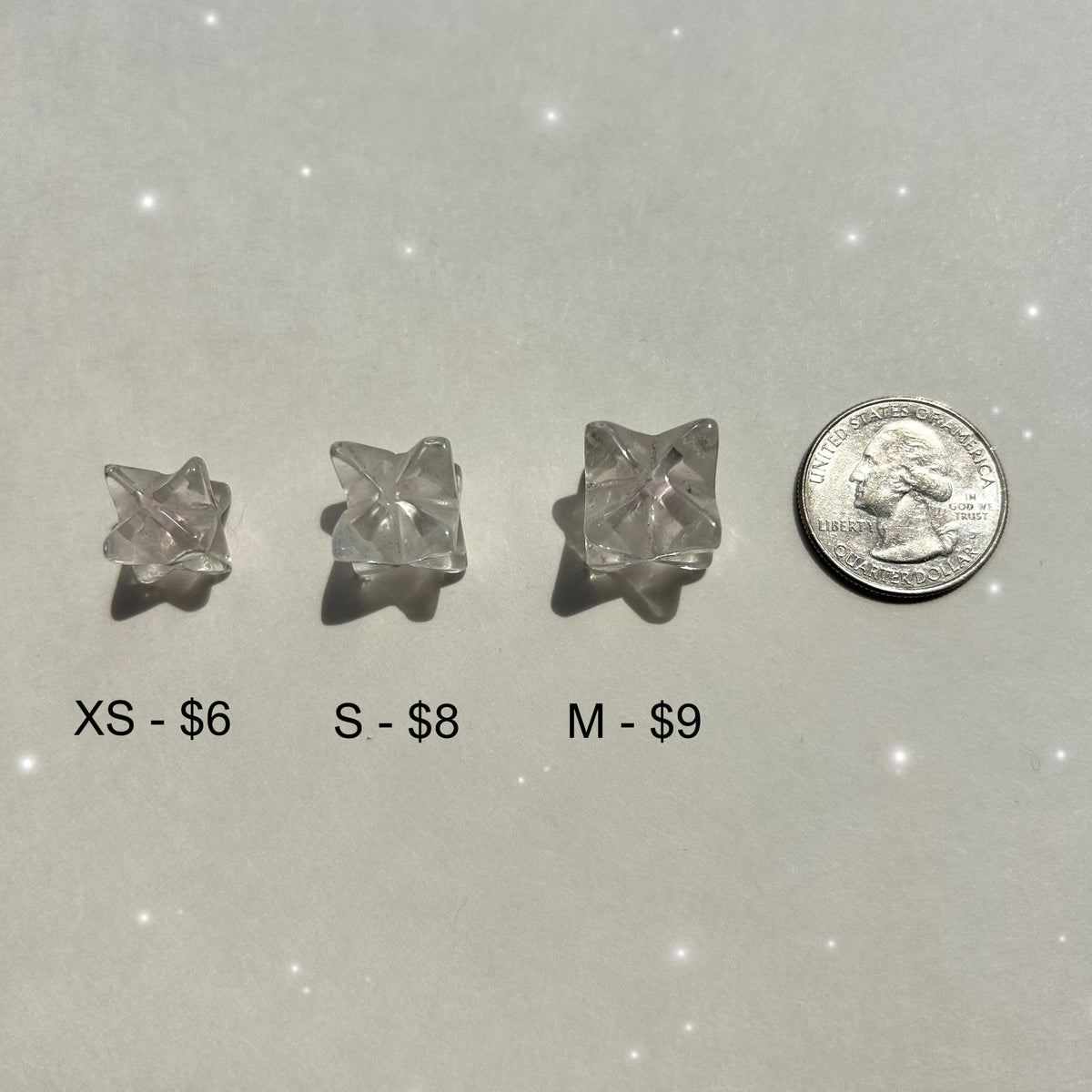 Clear Quartz Merkaba - Mini