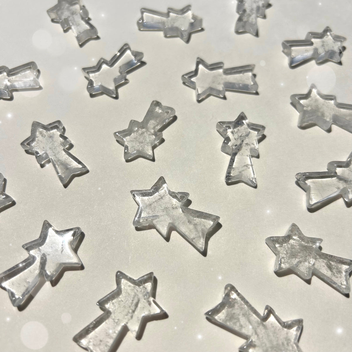 Quartz Shooting Star Carvings