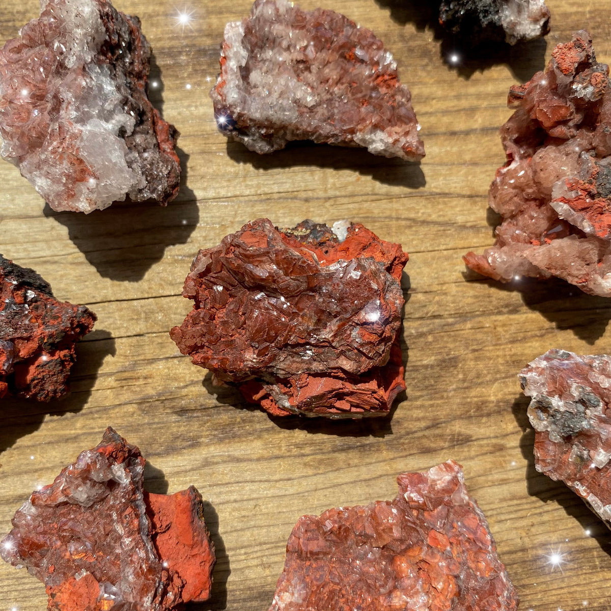 Red Calcite Specimens