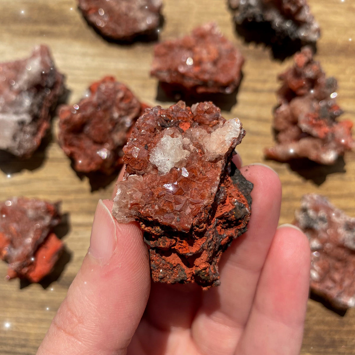 Red Calcite Specimens