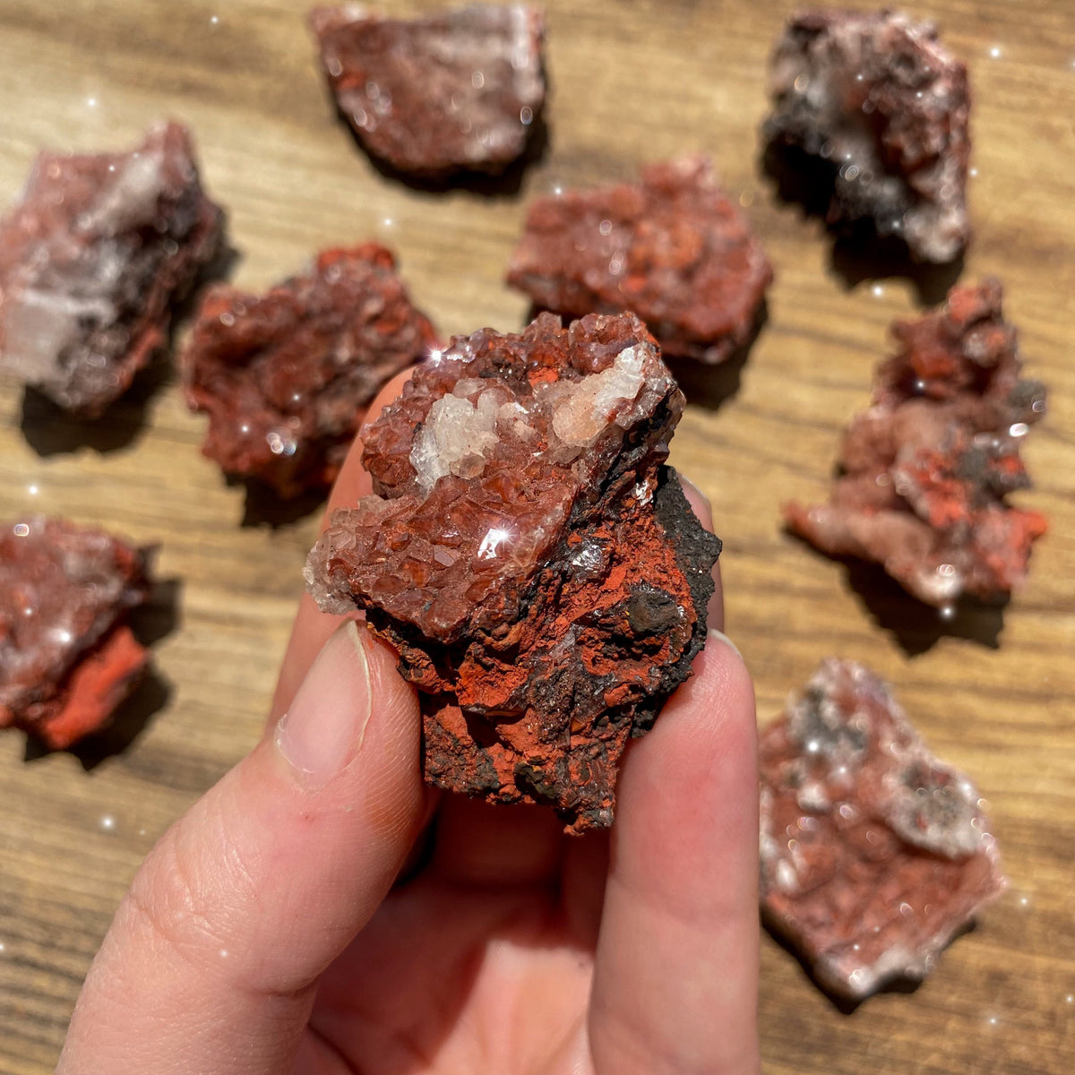 Red Calcite Specimens