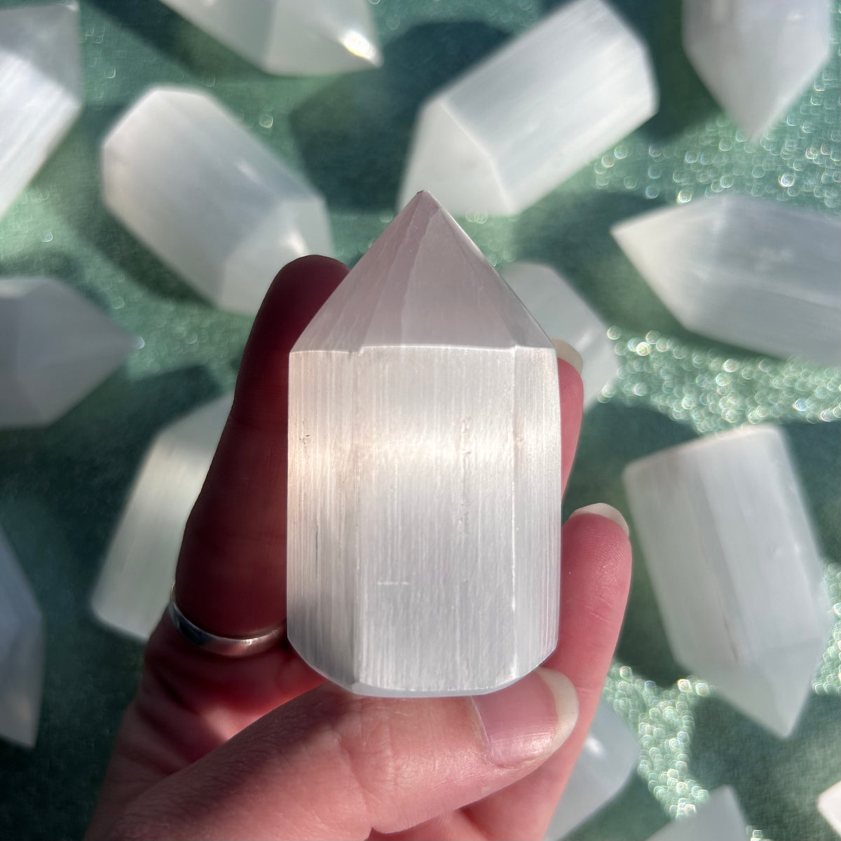 Selenite Small Point