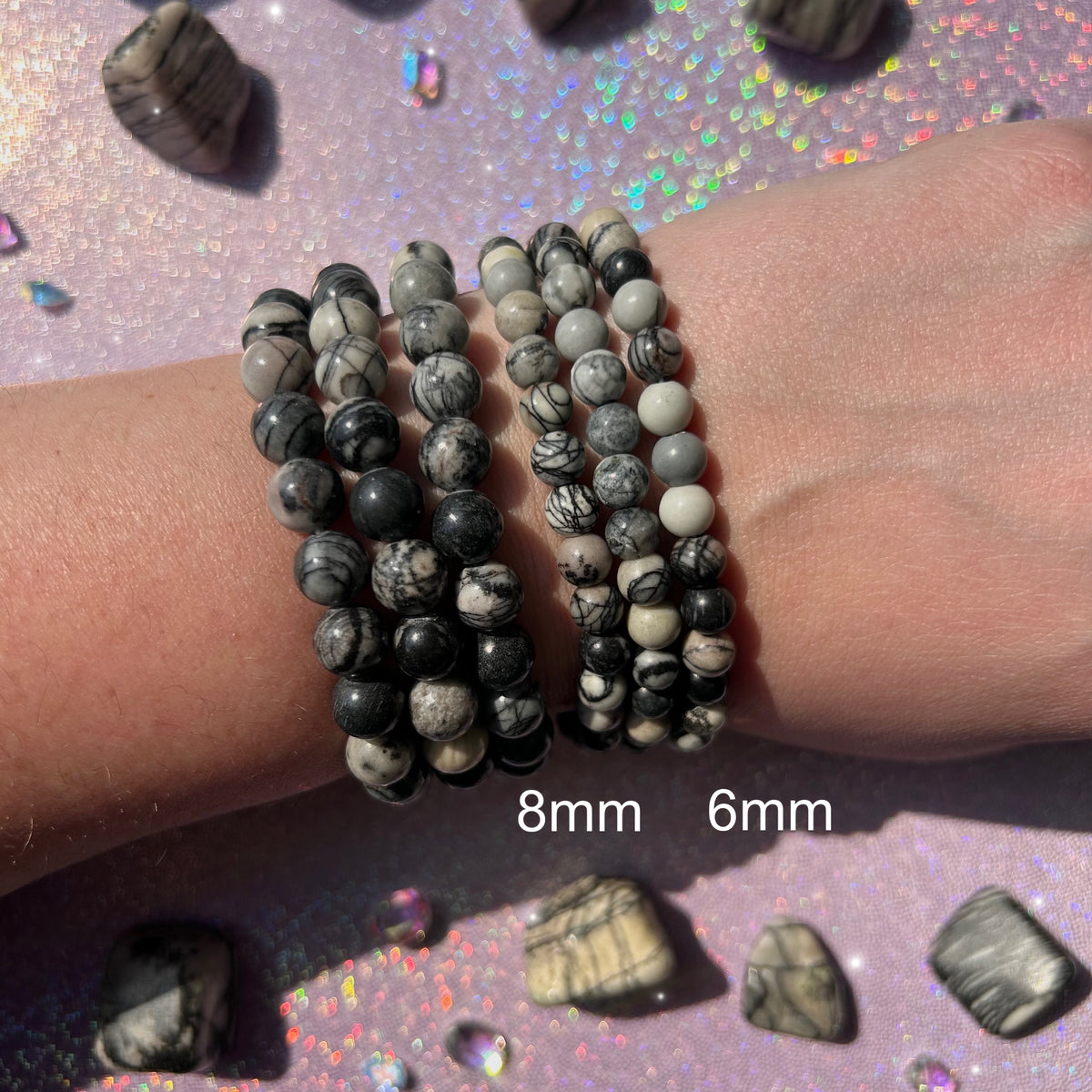 Spiderweb Jasper Bracelets