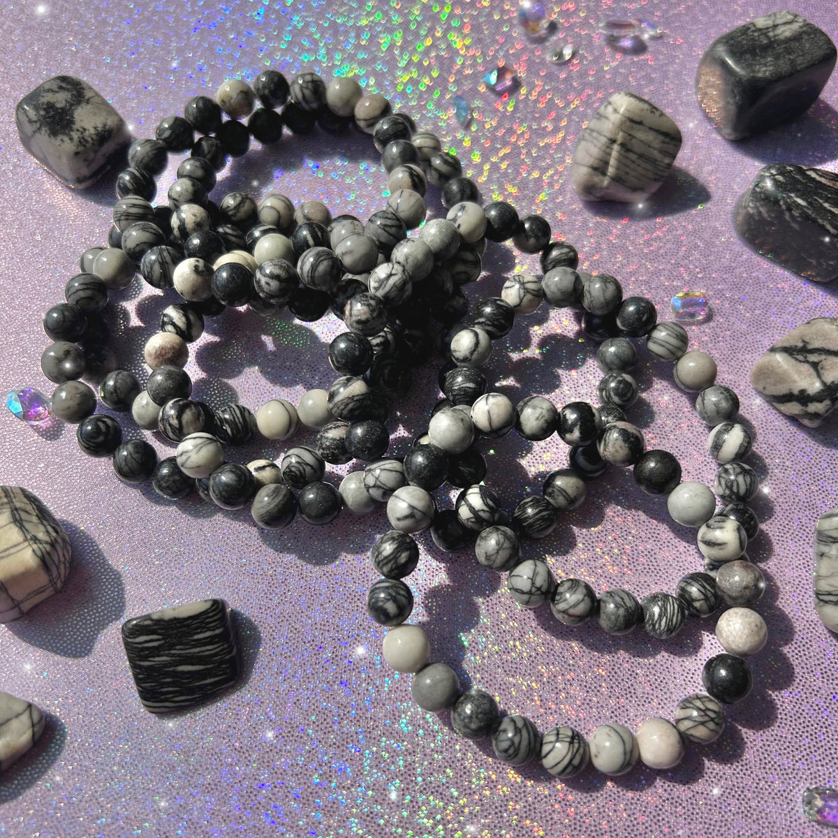 Spiderweb Jasper Bracelets