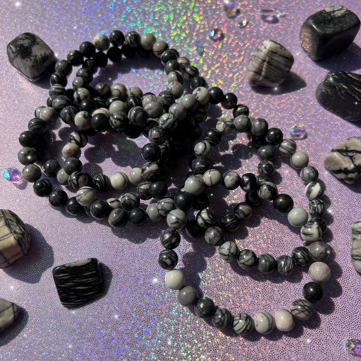 Spiderweb Jasper Bracelets