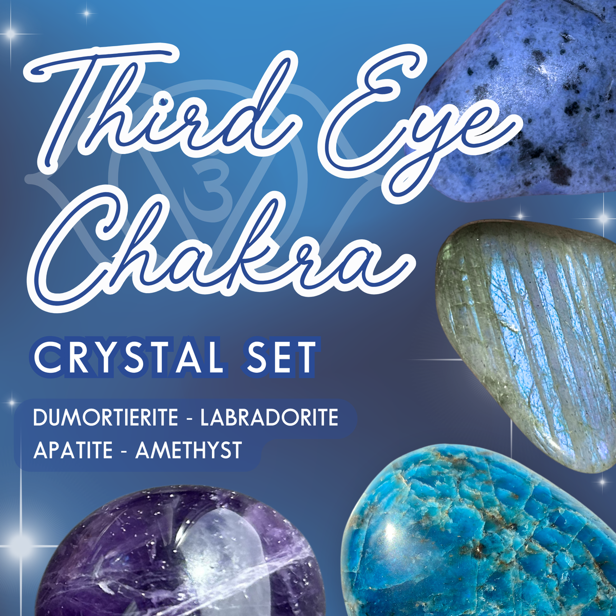 Third Eye Chakra Crystal Set