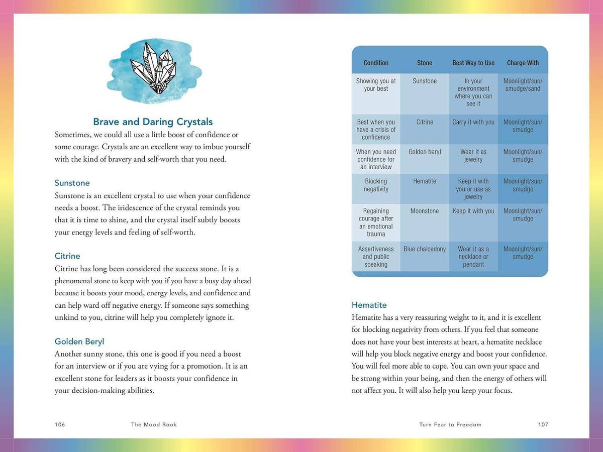 The Mood Book: Crystals, Oils &amp; Rituals