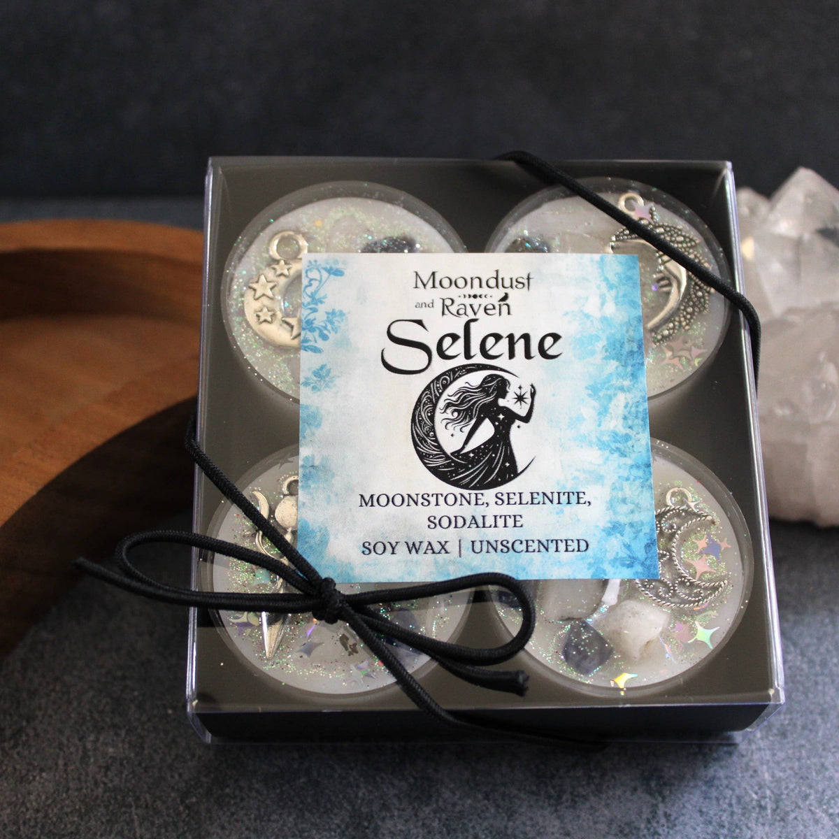 Selene Tealight Crystal Candles