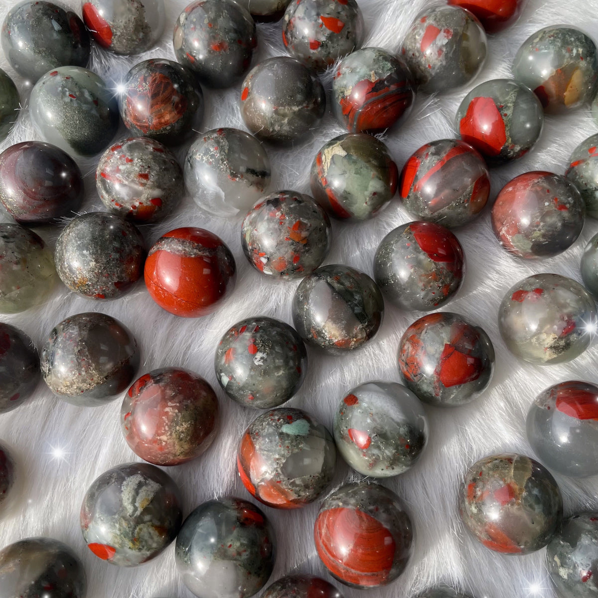 African Bloodstone Mini Sphere