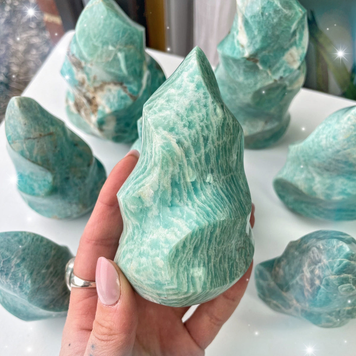 Amazonite Flames