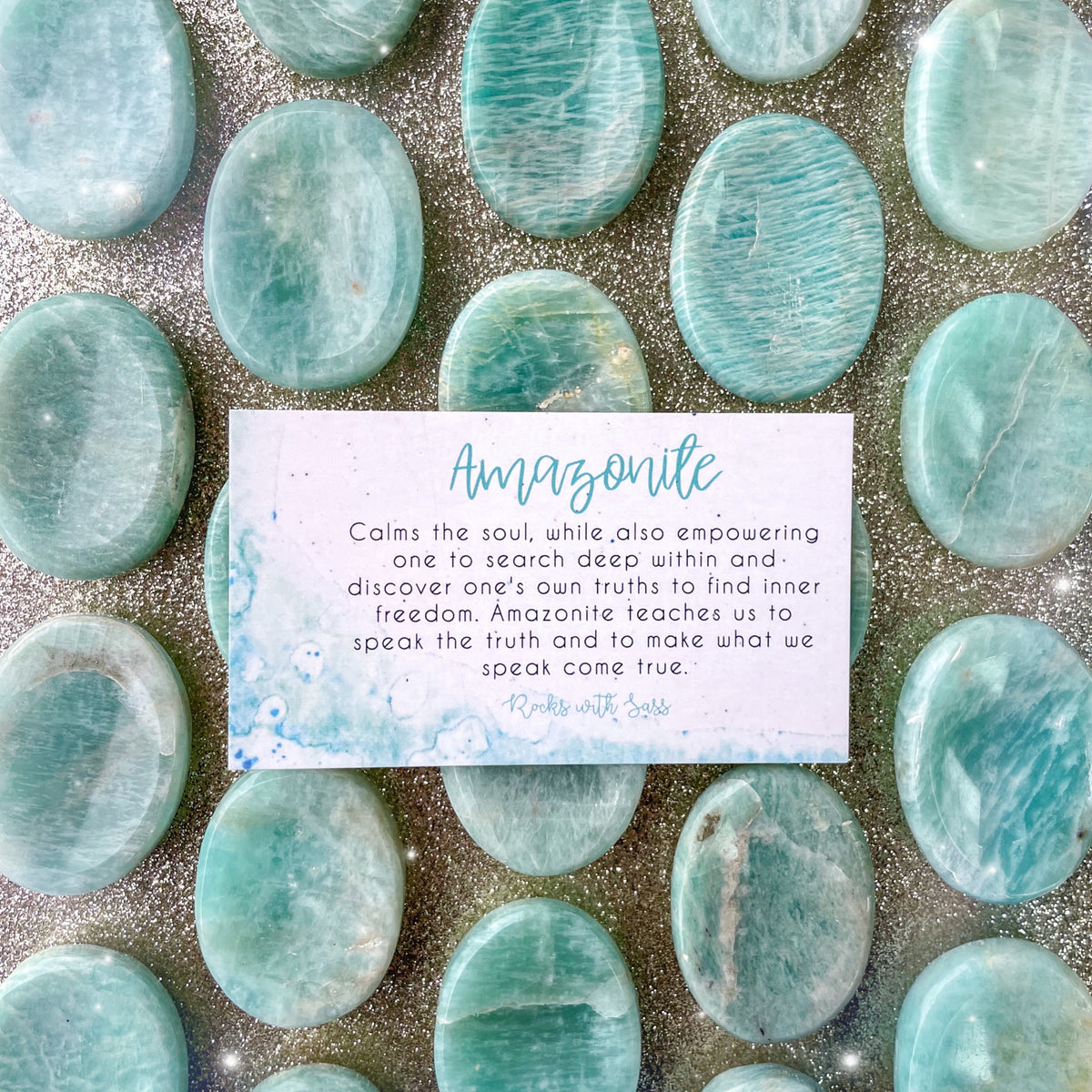 Amazonite Thumb Stone