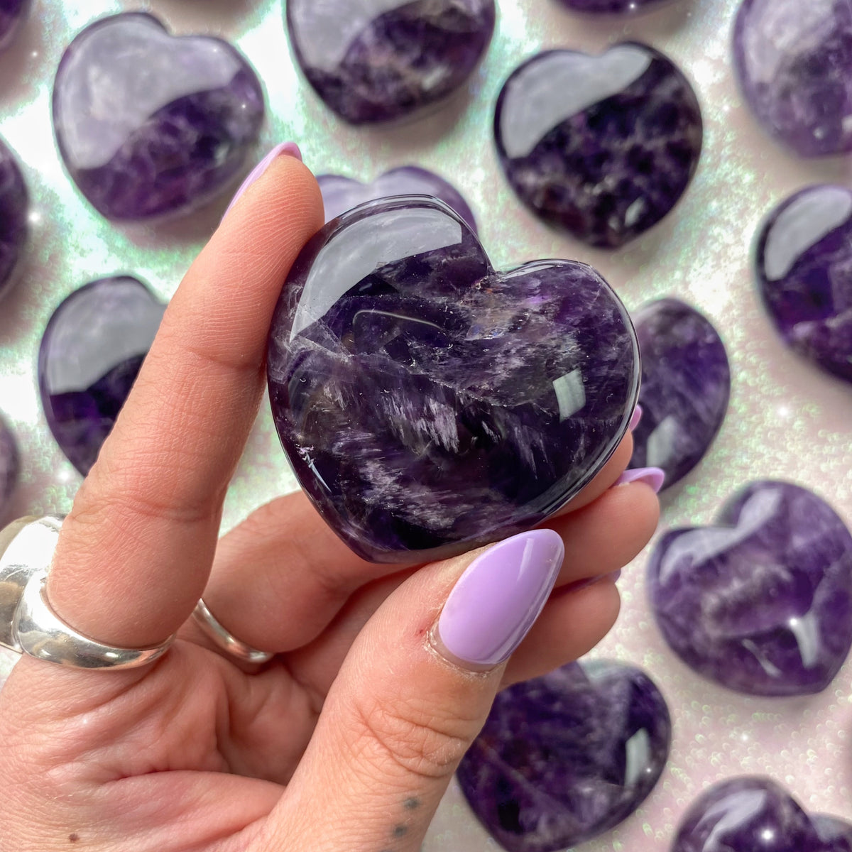 Amethyst Hearts