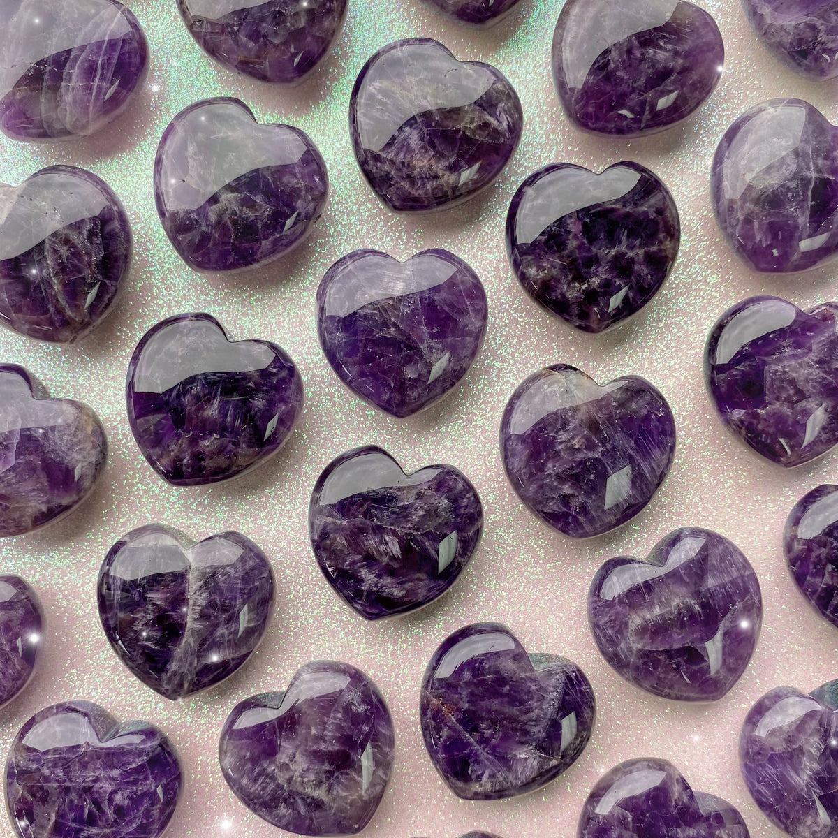 Amethyst Hearts