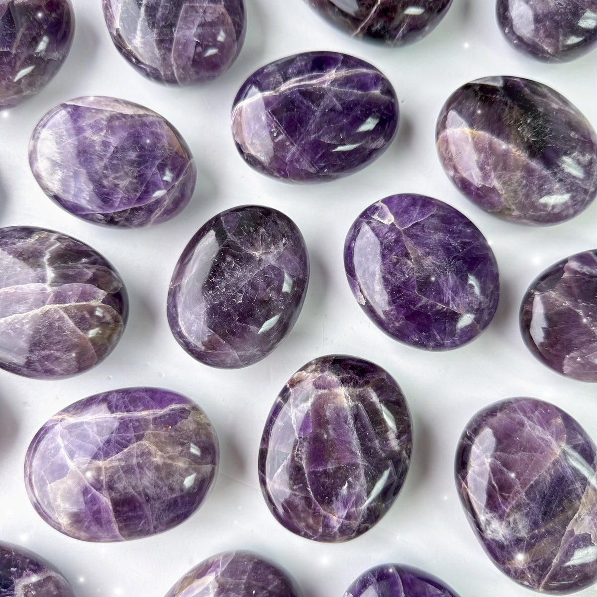 Amethyst Palm Stones