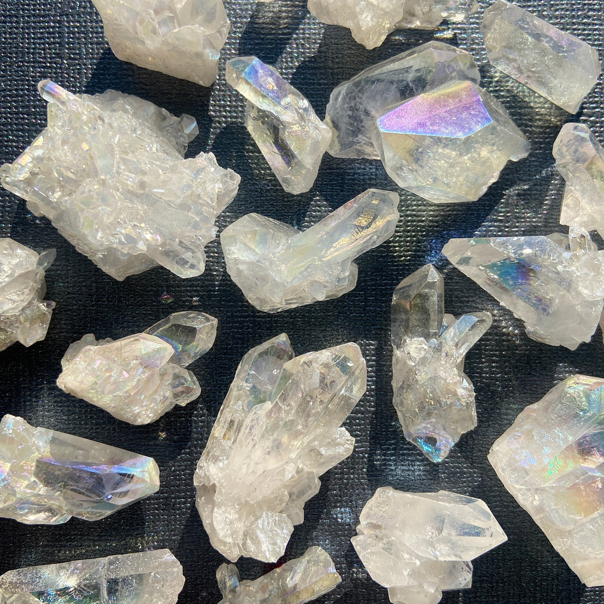 Angel Aura Quartz Mini Clusters