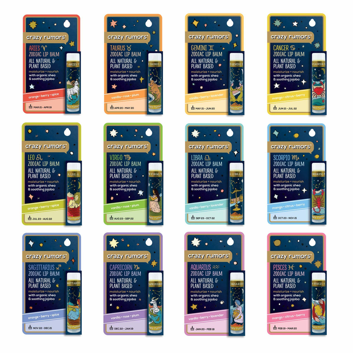 Zodiac Lip Balm