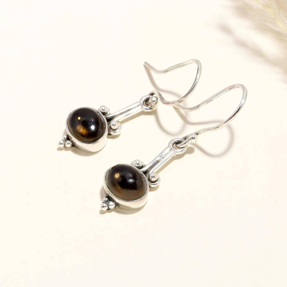 Smoky Quartz Dangle Earrings