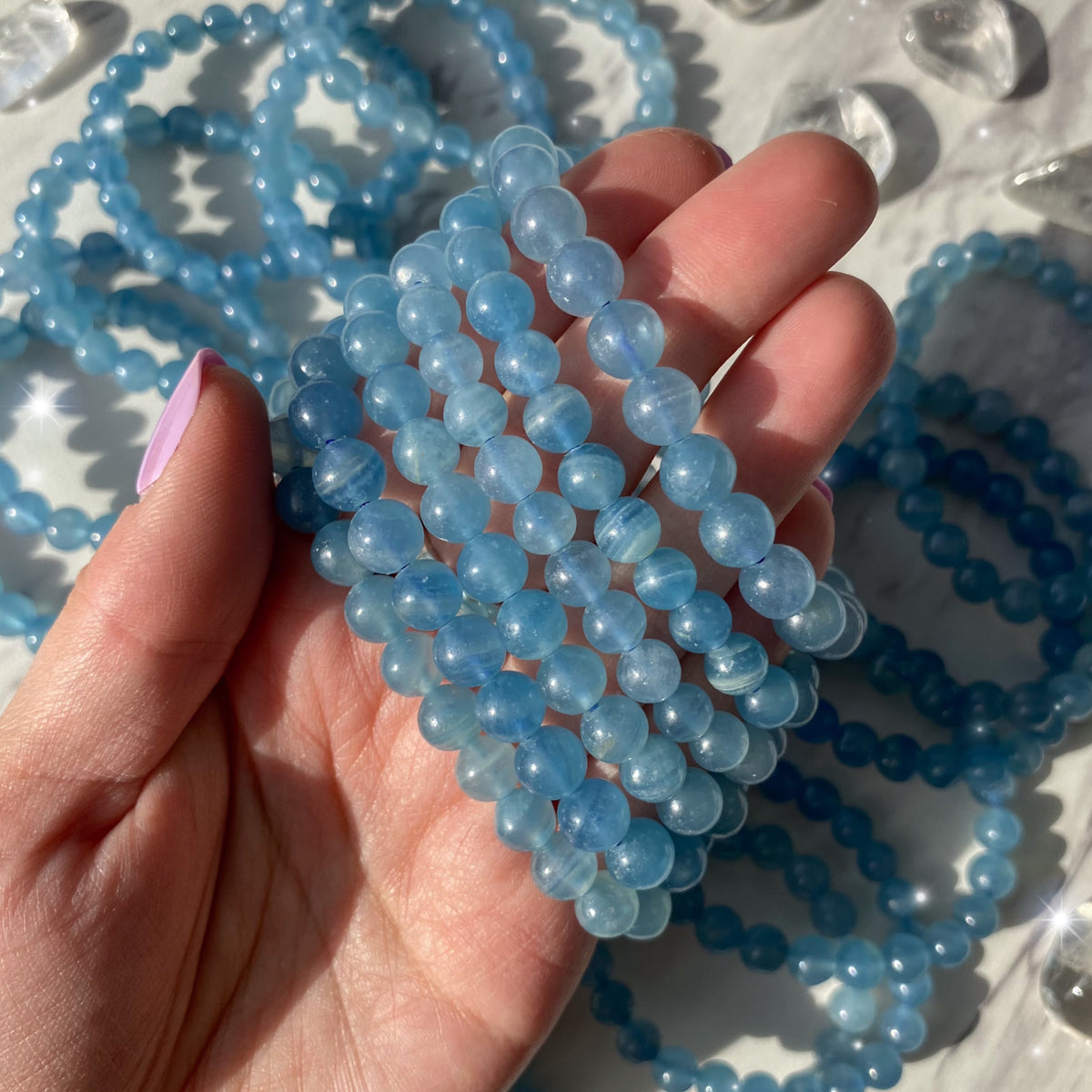 Blue Calcite Bracelet