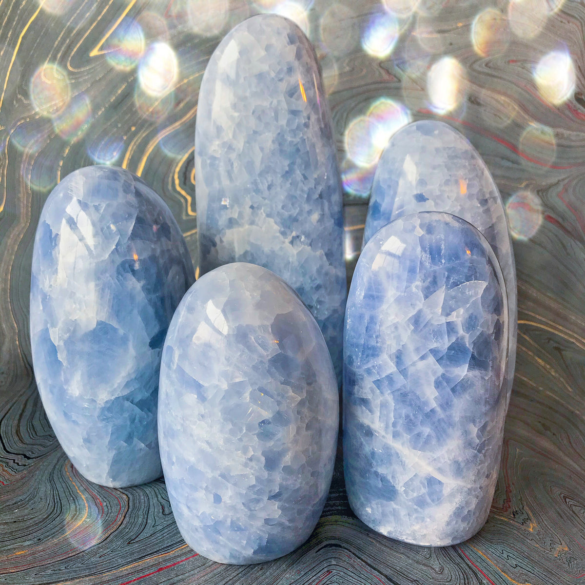 Blue Calcite Freeform