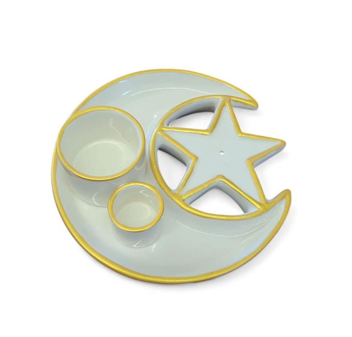 Moon Magic Fire Safe Dish & Incense Holder