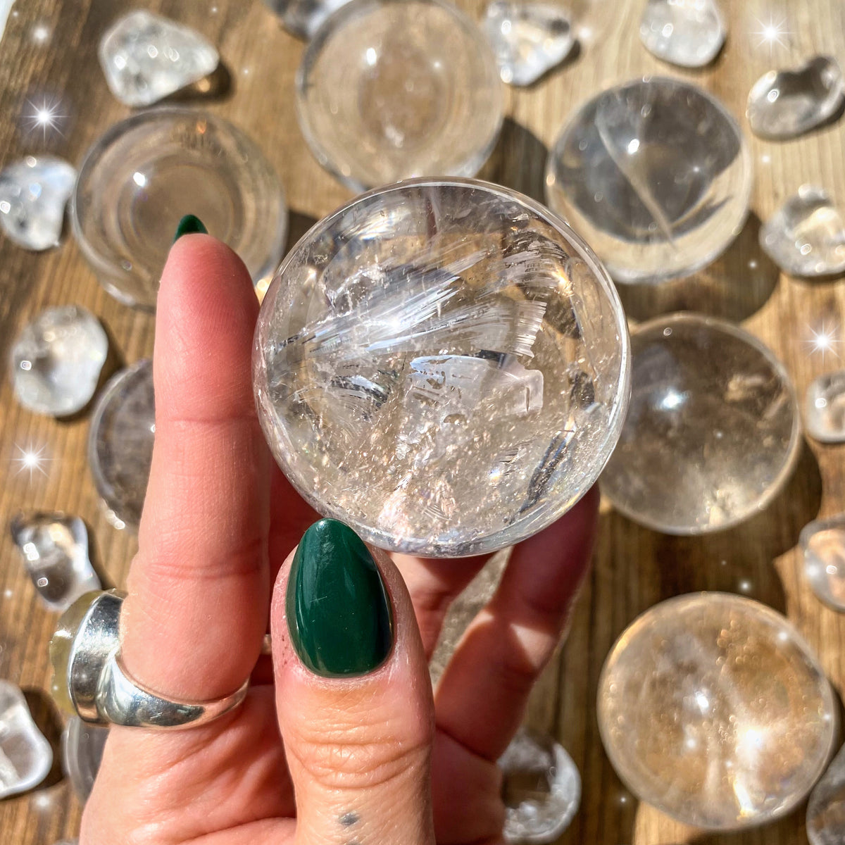 Clear Quartz Spheres