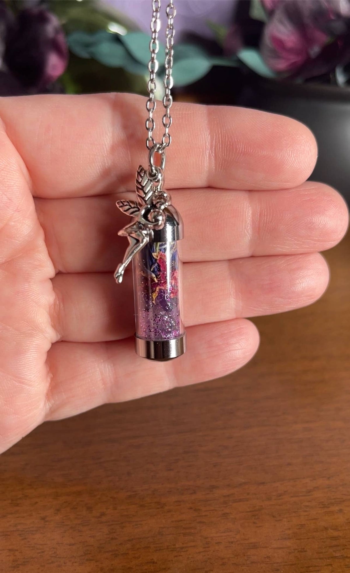 Fairy Dust Spell Jar Amulet Necklace