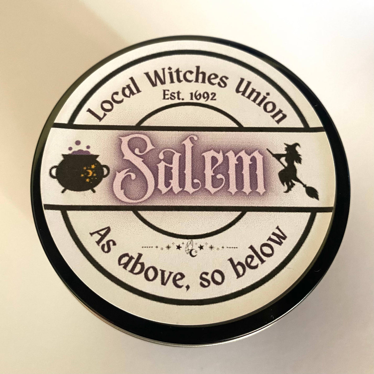 Salem Witches Union Candle | Rose &amp; Whiskey Scent