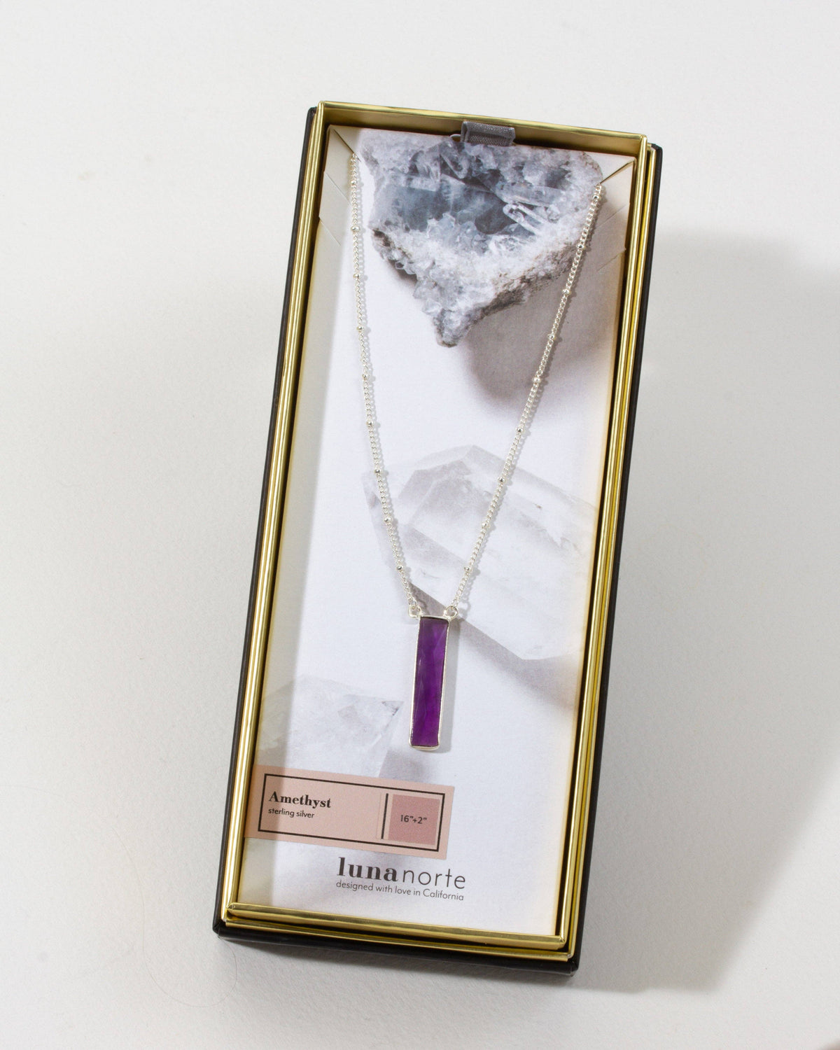 Amethyst Silver Spirit Necklace