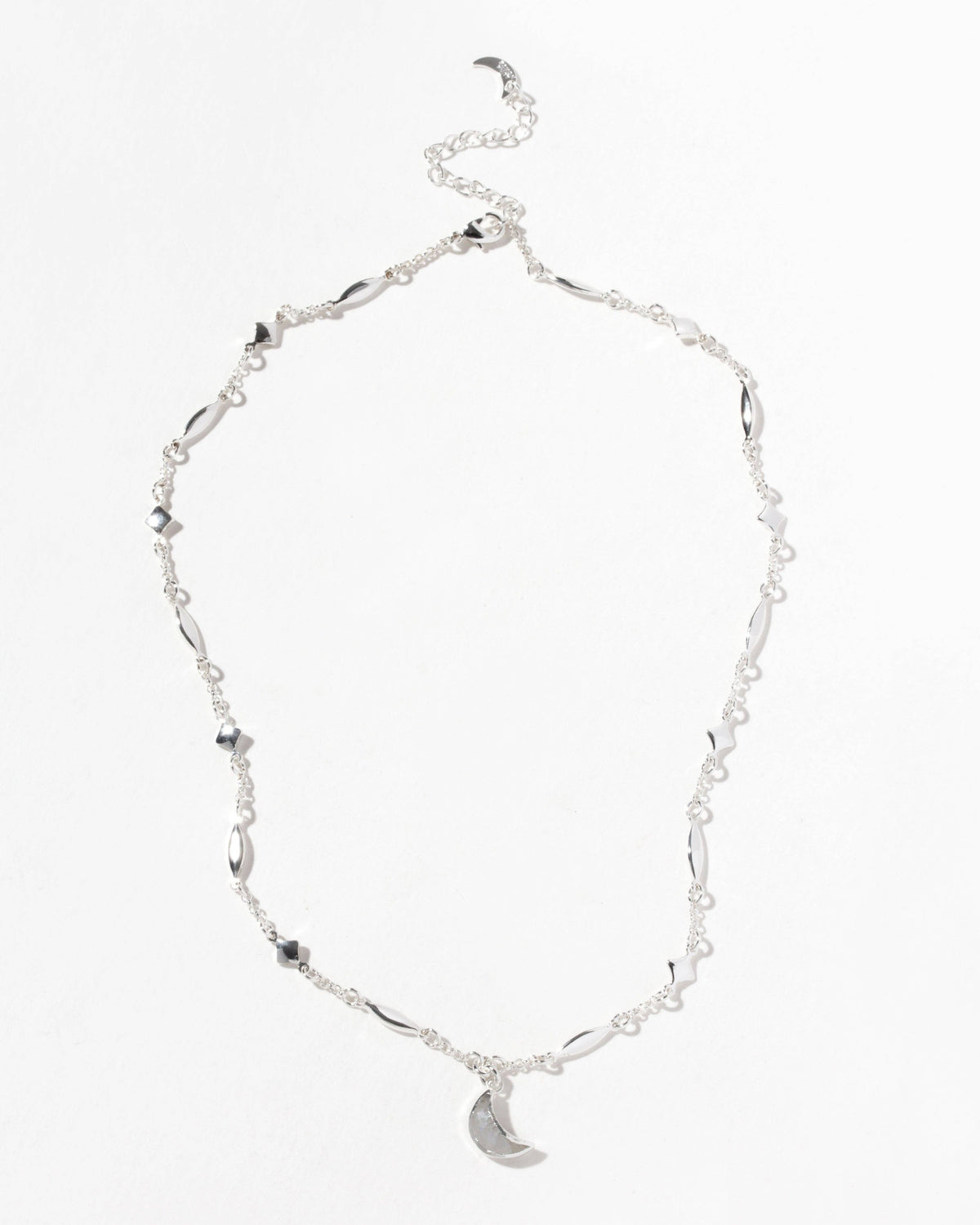 Rainbow Moonstone Dolce Luna Chain - Silver