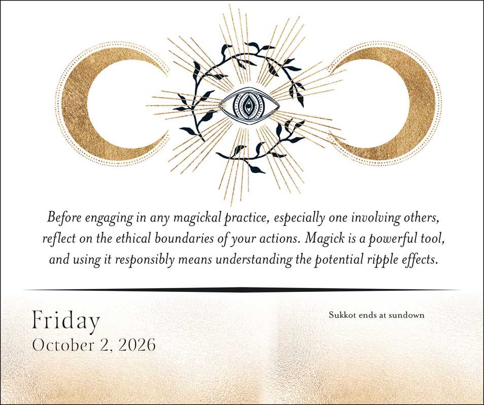 Year of the Witch 2026 Day-to-Day Calendar