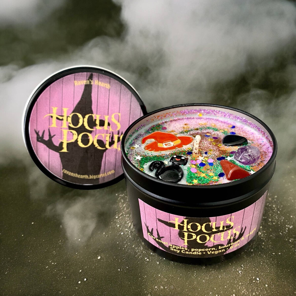 Hocus Pocus Candle |  Caramel Apples &amp; Bourbon Scent