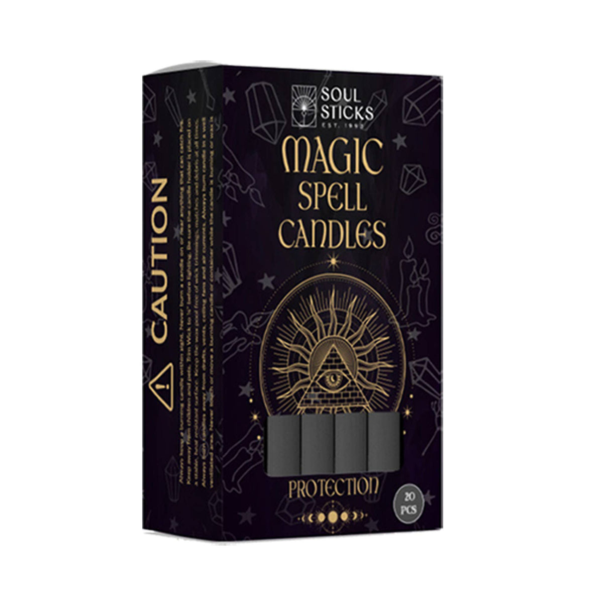 Black Spell Candles: Protection