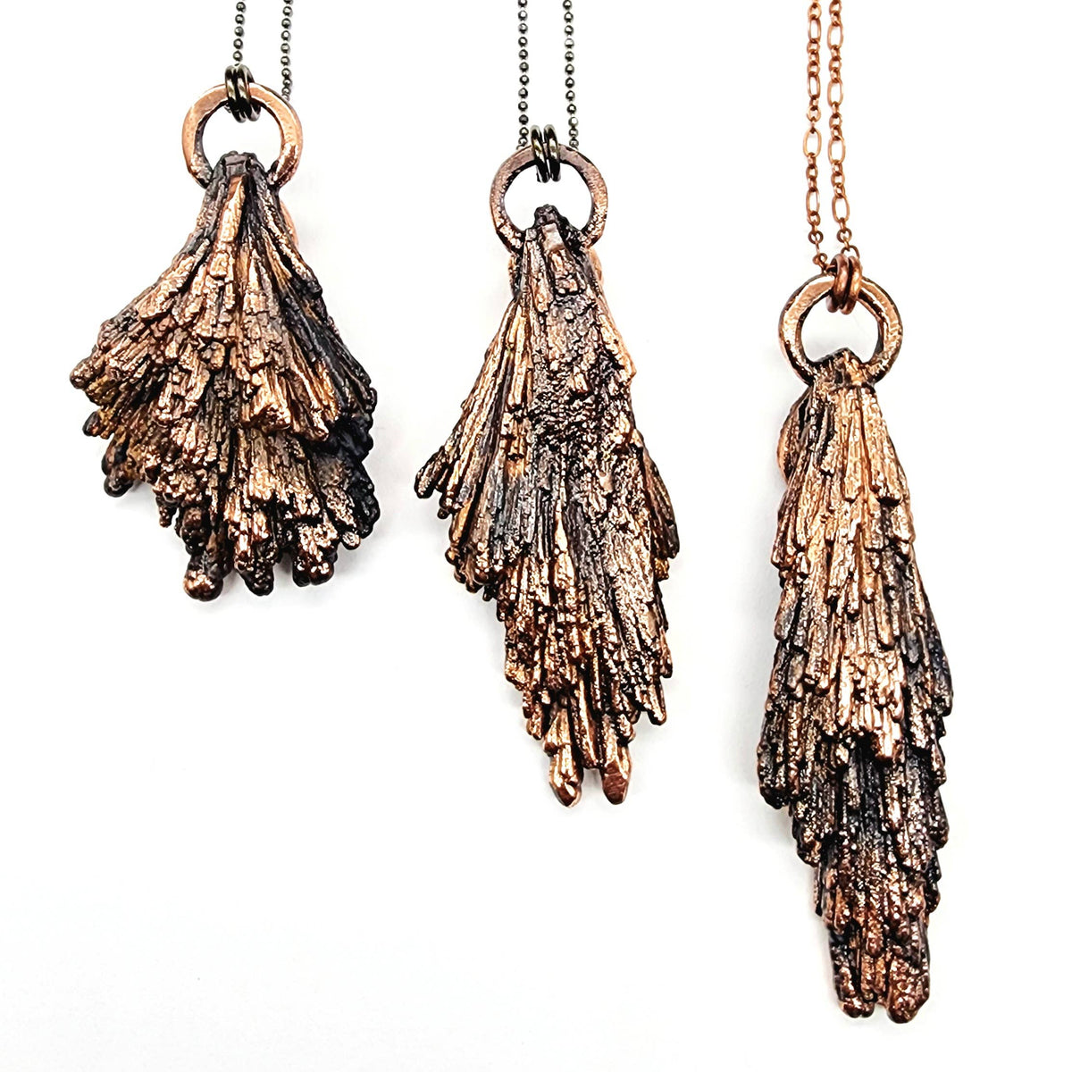 Black Kyanite Ravens Wing Necklace