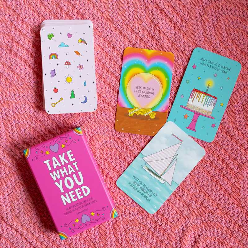 Take What You Need Affirmation Deck