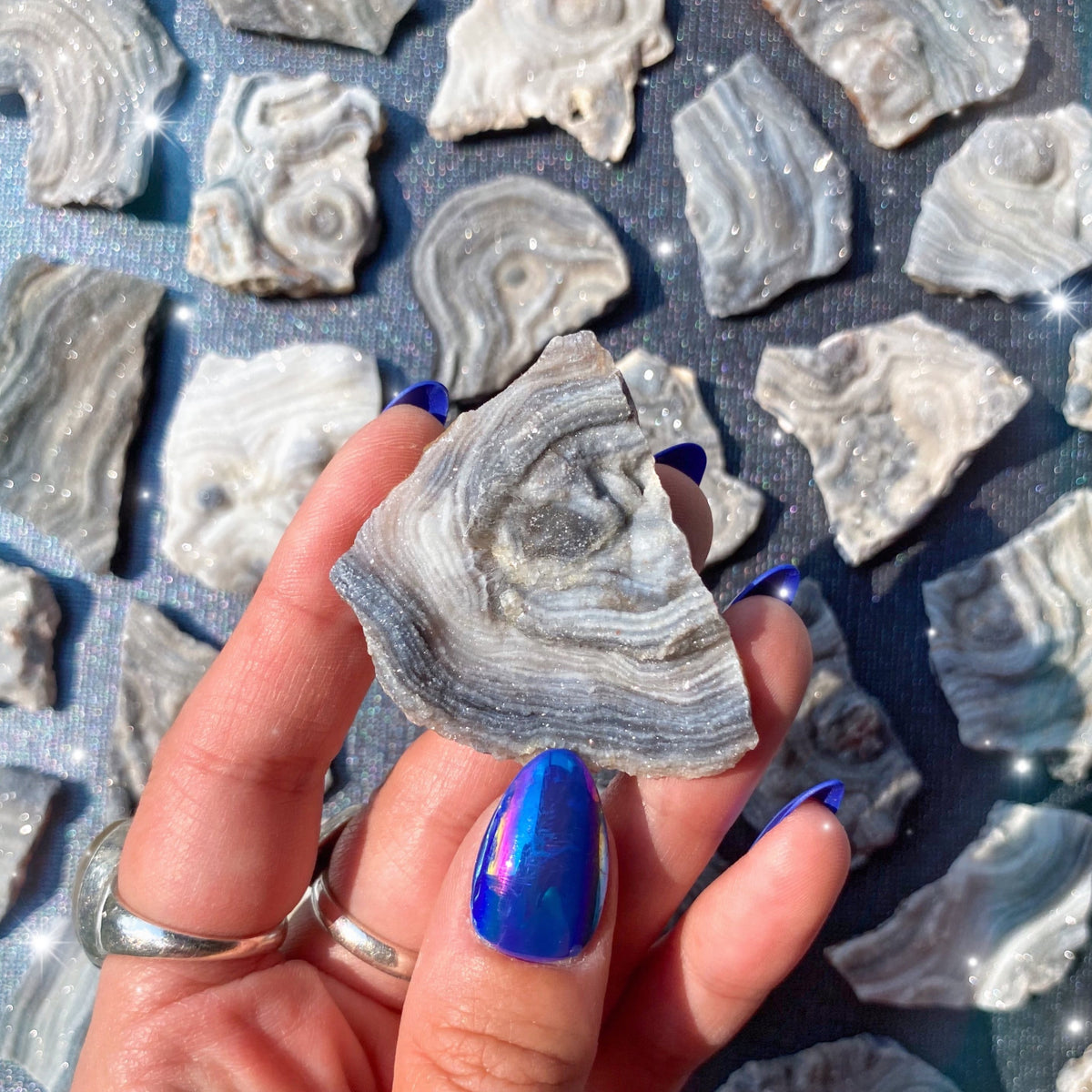 Cochina Druzy Chalcedony