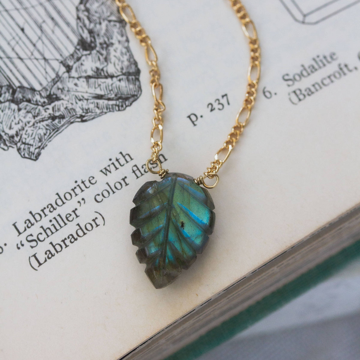 Labradorite Secret Garden Gemstone Necklace