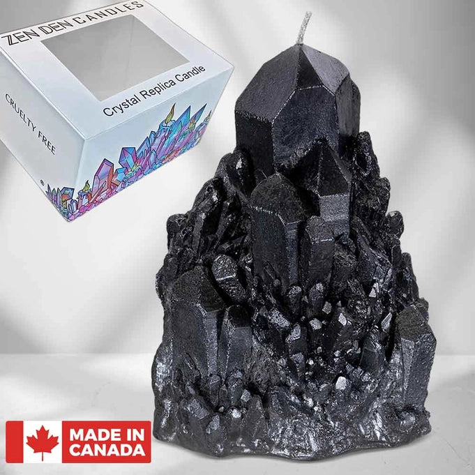 Black Crystal Candle