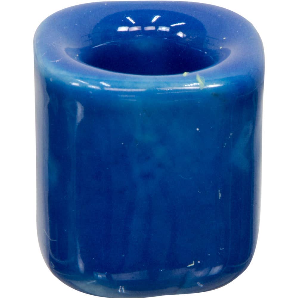 Dark Blue Ceramic Chime Candle Holder