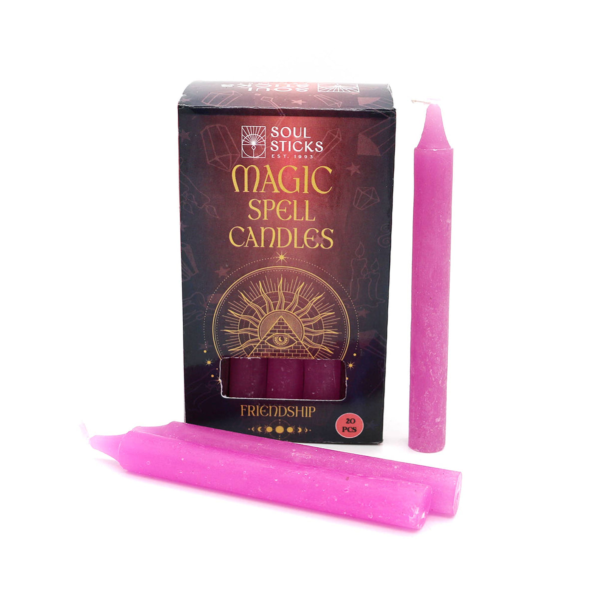 Pink Magic Spell Candles: Friendship