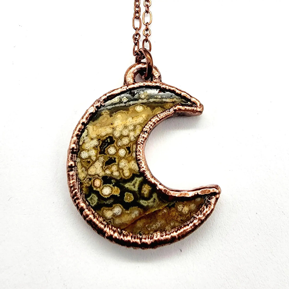 Ocean Jasper Moon Necklace