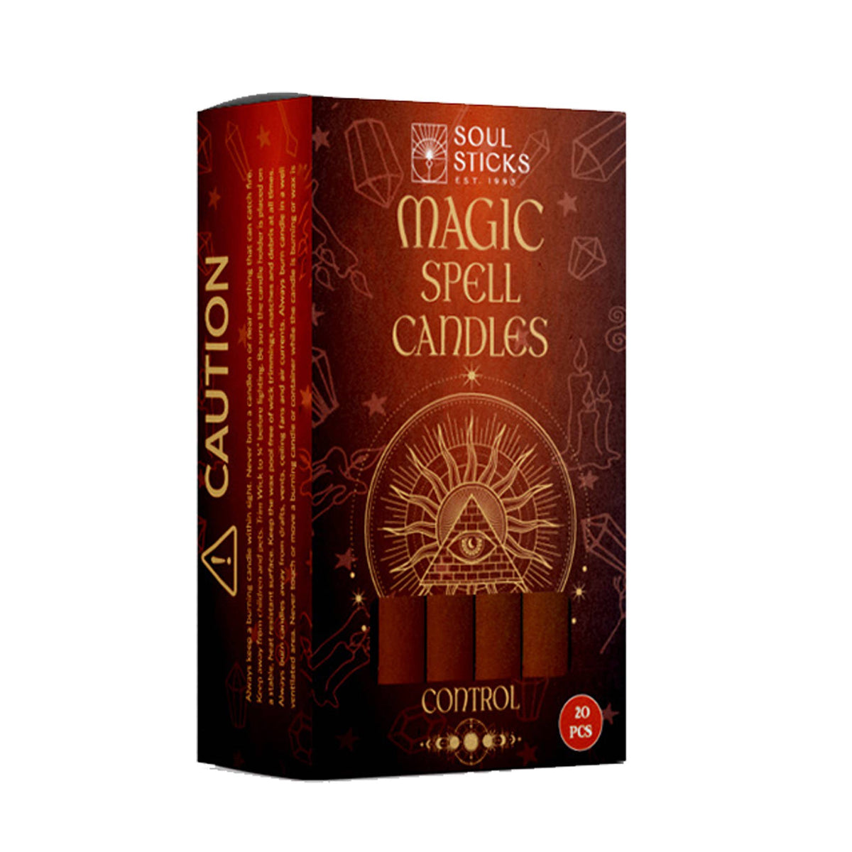Orange Magic Spell Candles: Control