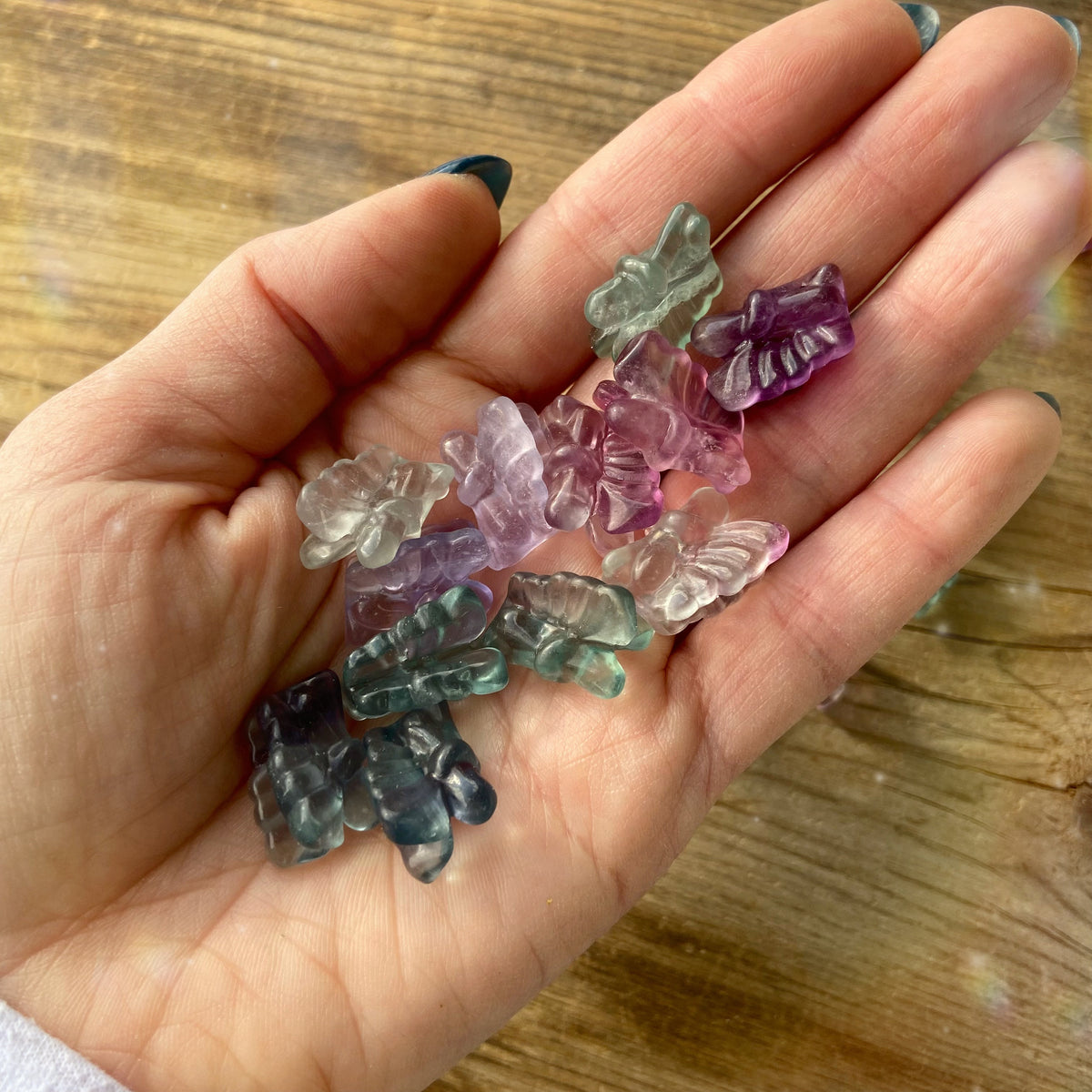 Fluorite Fairy Mini Carvings