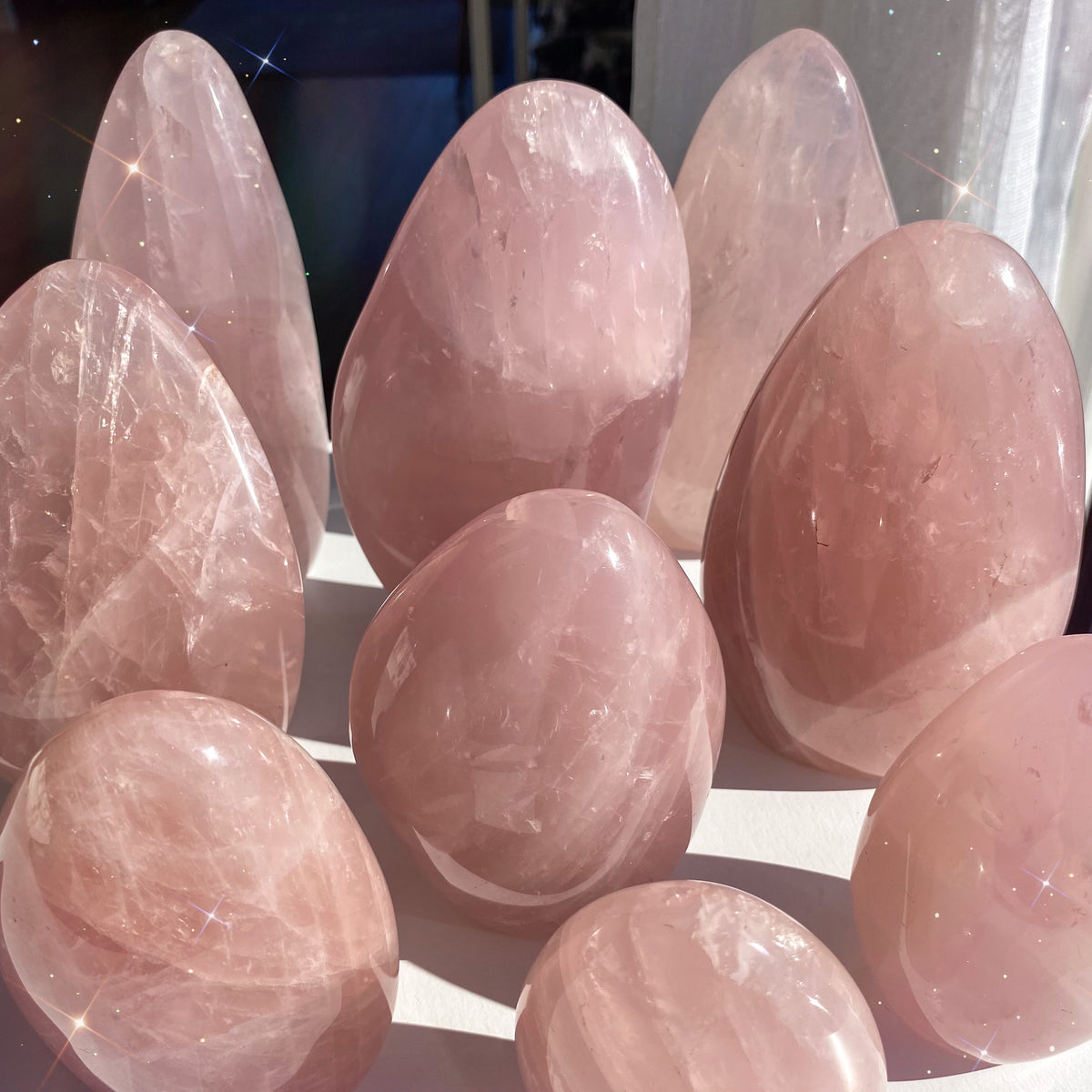 Rose Quartz Freeforms