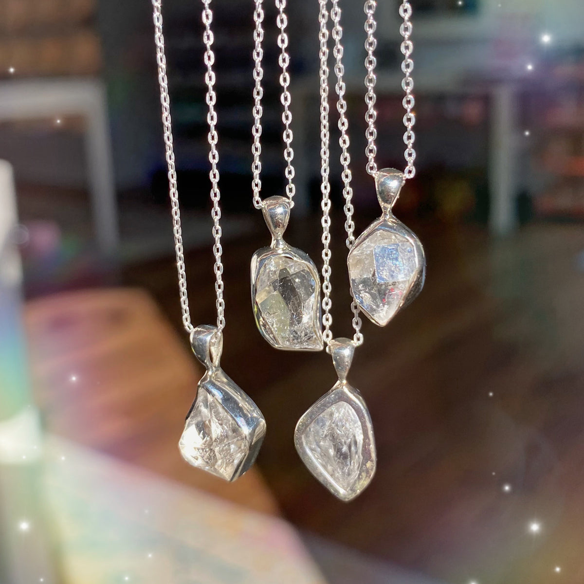 Herkimer Diamond Pendant Necklace