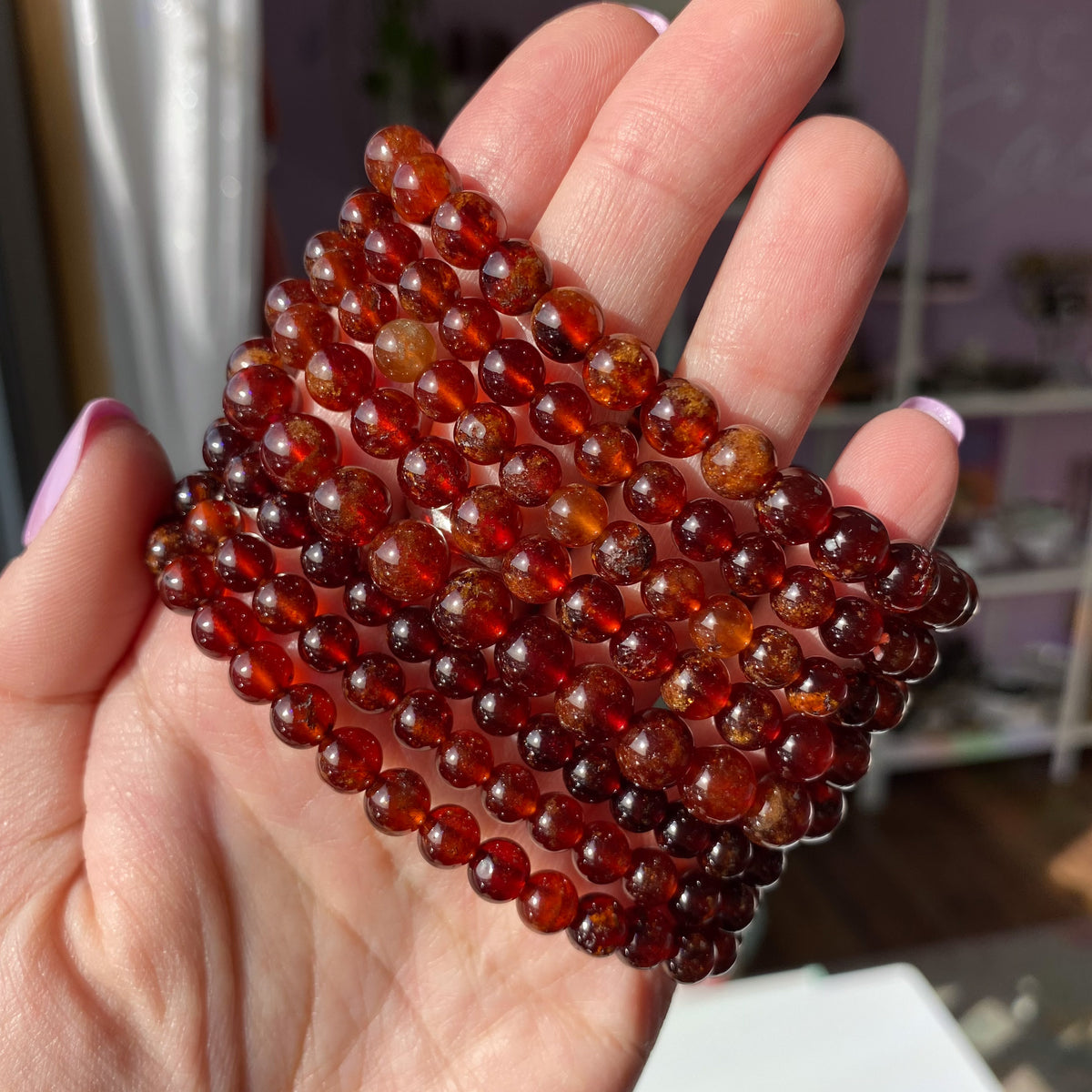 Hessonite Garnet Bracelet